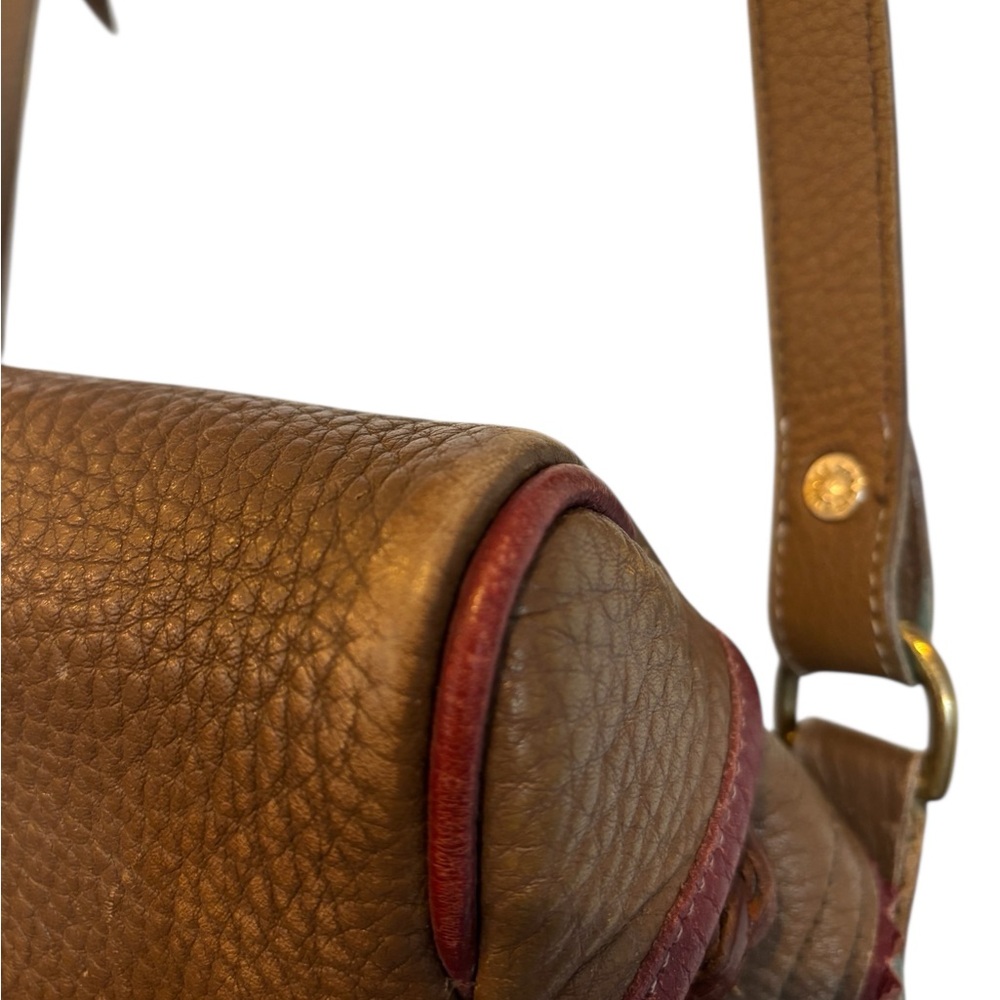 Dooney & Bourke Vintage Teton Leather Old West Trail Ride Saddle Bag. - Picture 7 of 7